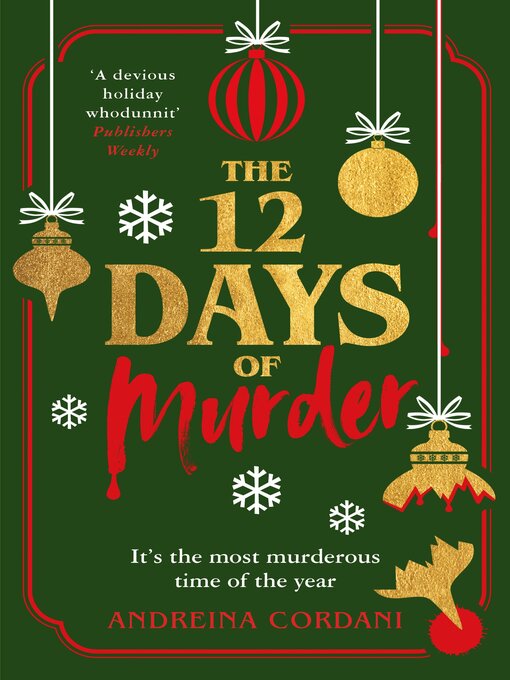 Title details for The Twelve Days of Murder by Andreina Cordani - Available